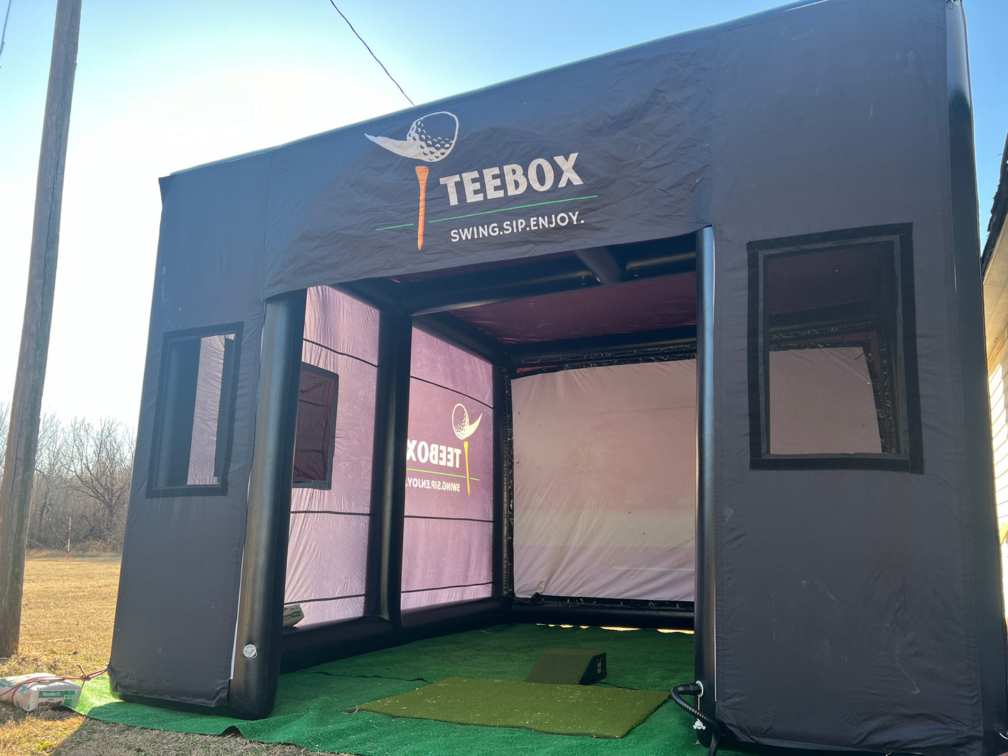 TeeBox Inflatable Golf Simulator